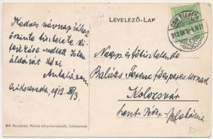 1912 Csíkszereda, Miercurea Ciuc; Csíkmegyei polgári leányiskola, római katolikus főgimnázium, megye...