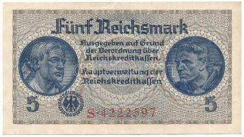 Német Harmadik Birodalom / Német megszállt területek 1940-1945. 5M "S 4222597" T:F szép pa...