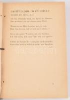 Bethge, Hans: Arabische Nächte. Leipzig, 1920, Insel-Verlag, 119+[3] p. Német nyelven. Kiadói zsinór...
