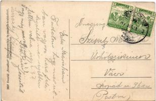 Dicsőszentmárton, Tarnaveni, Diciosanmartin; Erzsébet út, Római katolikus templom, M. kir. postahiva...