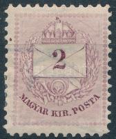 1881 2kr 11 1/2 fogazással