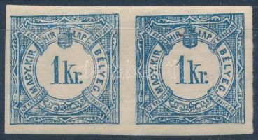1898 Hírlapilleték bélyeg 1kr pár