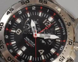 Nautica Yacht Watch kvarc karóra, elemmel, működő állapotban, eredeti dobozában, leírással, karcokka...