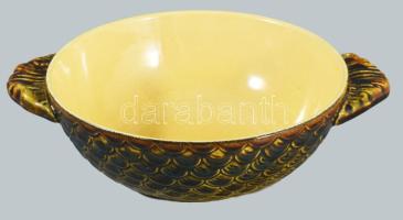 Gránit halszervírozó készlet, 2 darab halászleves tállal, 50x32 cm, 6 darab tál 28x24 cm, 2 leveses ...