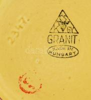 Gránit halszervírozó készlet, 2 darab halászleves tállal, 50x32 cm, 6 darab tál 28x24 cm, 2 leveses ...