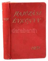1931 Magyar "Hajós-naptár", Folyamhajózási évkönyv VI. évfolyam, 287p