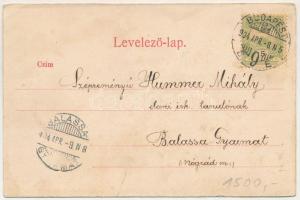 1904 Budapest I. Tabán, Döbrentei tér, Keller Ignác Tabáni bor- és sörcsarnoka, Gamauf Gyula üzlete,...