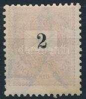 1898 2kr enyhén elfogazva, szép minőség