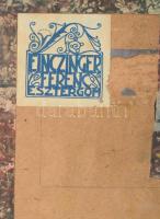 Tipary Dezső (1887-1967): Einczinger Ferenc (1879-1950) festőművész portréja, 1923. Ceruza, papír, j...