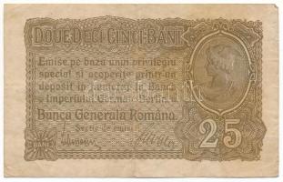 Románia / Német megszállás 1917. 25b "F 14298168" T:F Romania / German occupation 1917. 25 Bani "F 14298168" C:F Krause M1