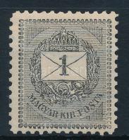 1889 1kr postatiszta, luxus minőségben