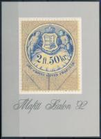 1992 MAFITT szalon emlékív 178-as sorszámmal (30.000)