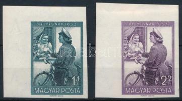 1953 Bélyegnap (26.) ívsarki vágott sor (9.000)