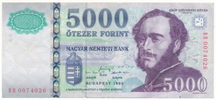 1999. 5000Ft "BH 0074026" T:F Adamo F57.7