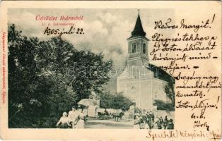 1905 Iharos, Római katolikus templom. Fénynyomat Divald műintézetéből (Rb)