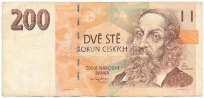 Csehország 1998. 200K "E69 431674" T:F Czech Republic 1998. 200 Korun "E69 431674" C:F Krause 19.c
