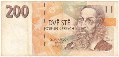 Csehország 1998. 200K "E61 858589" T:F
Czech Republic 1998. 200 Korun "E61 858589&qu...