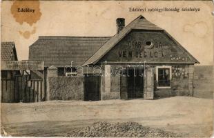Edelény, Csárda vendéglő az Edelényi rablógyilkosság színhelye, Lefkovics Miska üzlete (szakadás / t...