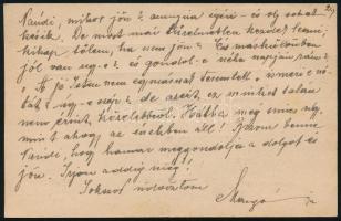 1919 Levelezőlap brassói cenzúrával Bardócra / Postcard from Brassó with censorship mark