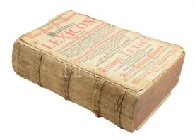 cca 1727 Johann Hübner: Curieuses Natur- Kunst- Gerwerck- und Handlungs-Lexicon. Leipzig, 1727, Joh....