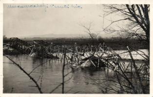 Muraszerdahely exploded bridge photo