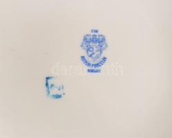 Hollóházi porcelán Buda régi látképével díszített kupa, korsó. Matricás, jelzett, hibátlan 21 cm
