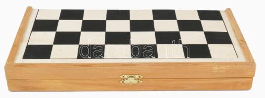 Sakk készlet fából 46x42 cm