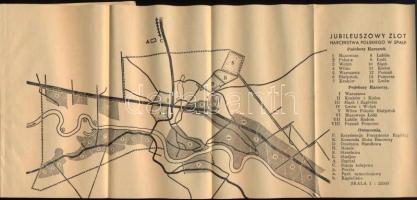 1935 Spala Lengyel cserkész jubileumi nagytárbor könyve ZWIĄZKU HARCERSTWA POLSKIEGO 127p. + 2 t köz...