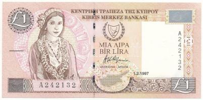 Ciprus 1997. 1P "A242132" T:UNC Cyprus 1997. 1 Pound "A242132" C:F Krause 60.