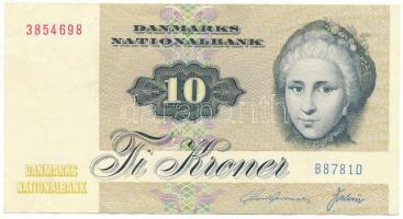 Dánia 1978. (1972) 10K "B8781D" T:F szép papír Denmark 1978. (1972) 10 Kroner "B8781D" C:F fine paper Krause 48.h