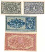 1920. 20f "22" + 50f "23" + 1K + 2K T:AU-F szép papír
Adamo K1, K2, K4, K7