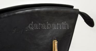 Sang Bleu fekete női táska, cca 30x40 cm