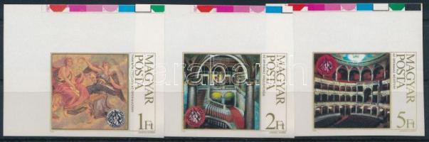 1984 100 éves az Operaház ívsarki vágott sor, az ívszélen nyomdai jelzéssel