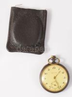 Chronométre Donven fém tokos zsebóra, kopással, működik, d: 46mm