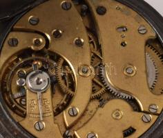 Chronométre Donven fém tokos zsebóra, kopással, működik, d: 46mm