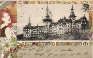 Zürich Grand Hotel Dolder litho (b)