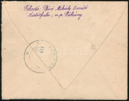 1919 Portós levél / Cover with postage due "SIKLÓS"