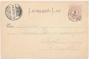 1899 Herkulesfürdő, Baile Herculane; Szapáry fürdő / Szapárybad / spa, bathhouse. Stengel &amp; ...