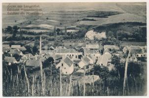 1913 Hosszúaszó, Langenthal, Hosszuszeo, Valea Lunga; látkép. Joseph Briegel, F. Grail / view