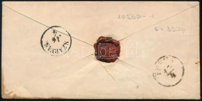 ~1864 2 x 5kr levélen / on cover "WAITZEN"