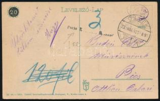 1921 Képeslap "OSIJEK"