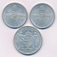 1943. 5P Al "Horthy Miklós születésének 75. évfordulójára" + 1945. 5P Al "Parlament&q...