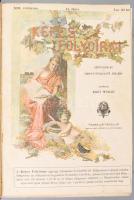 1899 Képes Folyóirat. XXV. kötet. (1899. I. félév.) A Vasárnapi Ujság füzetekben. Szerk.: Nagy Miklós. Bp., 1899, Franklin, VIII+640 p. Kihajtható táblákkal, gazdag képanyaggal illusztrált. Átkötött félvászon-kötés, kopott borítóval.