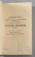 Hildebrandt, Valentin von: Ratio medendi in schola practica vindobonensi. Pars 1-2. Wien, 1809-14. J...