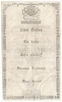 1806. 10G "Bécsi városi bankócédula" vízjeles papíron, szárazpecséttel, kézi sorszámmal T:...