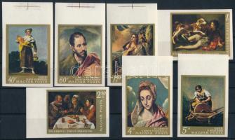 1968 Festmények (IV.) vágott ívszéli sor