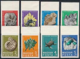 1969 100 éves a Magyar Állami Földtani Intézet ívszéli vágott sor (7.000) (1Ft rozsda pötty / stain spot)