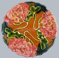 Körmöcbánya antik süteményes készlet 4 tállal, jelzett, javított, sérüléssel, d: 17-26 cm