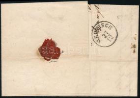 1853 3kr levélen / on cover "HERMANNSTADT"