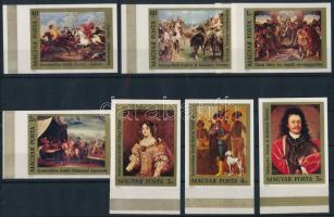 1976 Festmények (XIV.) - II. Rákóczi Ferenc (III.) ívszéli vágott sor (4.000)